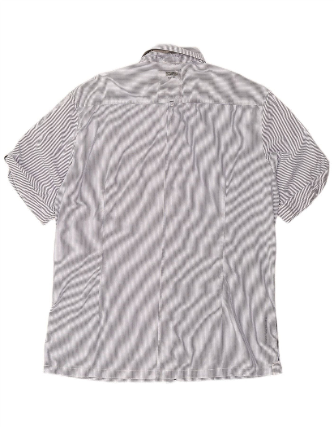 G-STAR muška košulja kratkih rukava 2XL tamnoplavi pamuk na pruge