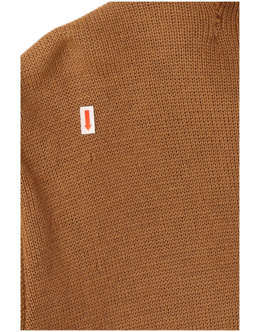 VINTAGE muški kardigan pulover IT 54 XL smeđa vuna