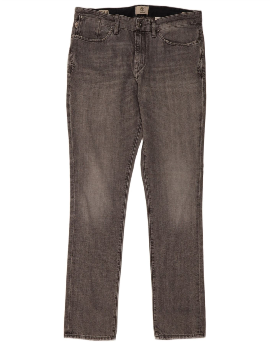 TIMBERLAND Mens Slim Jeans W34 L34 Grey Cotton