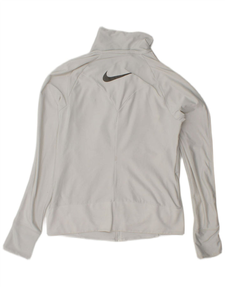 Nike ženska gornja jakna za trenirku Dri Fit UK 14/16 velika bijela