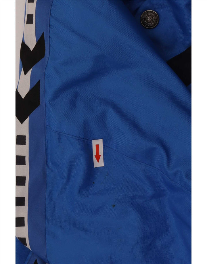 Muška vjetrovka Hummel Loose Fit Graphic vjetrovka UK 38 srednje plava