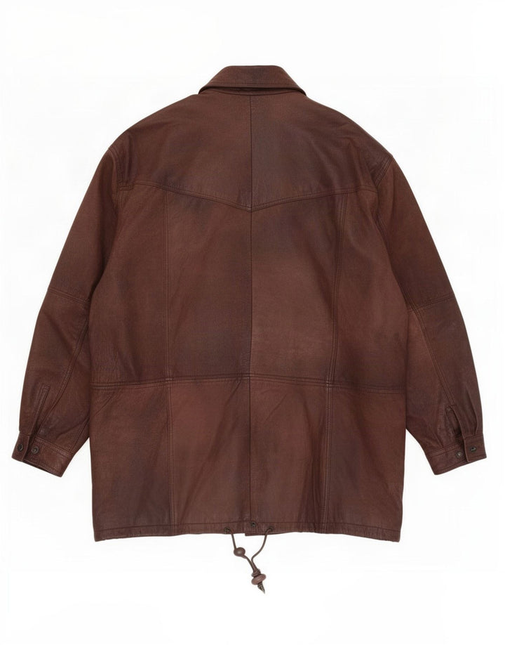 CLASSIC muška kožna jakna UK 42 XL smeđa