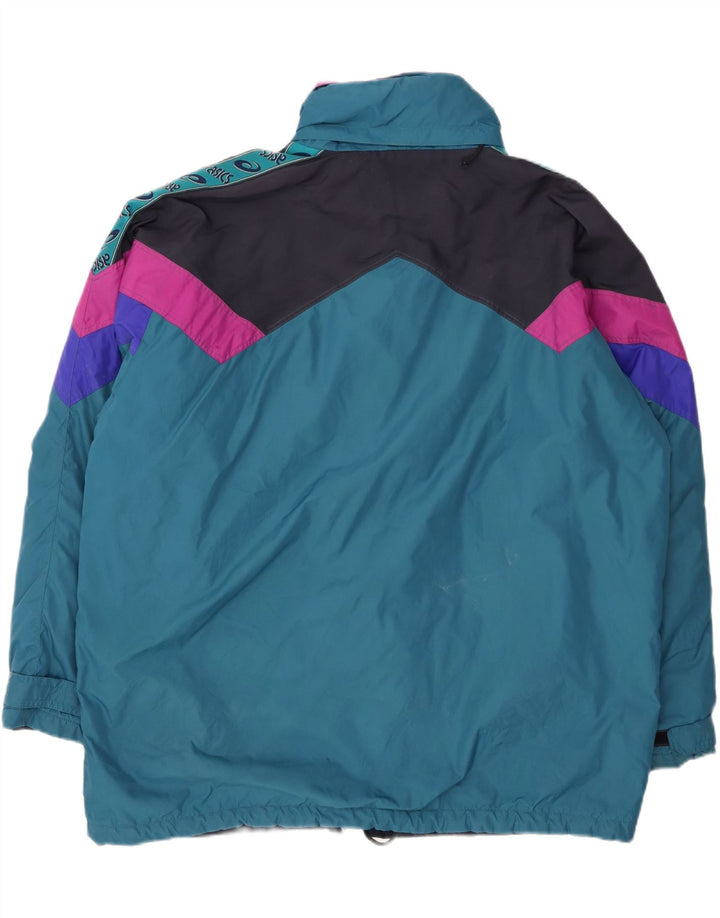 ASICS muška vjetrovka jakna UK 42 XL plava poliamidna boja