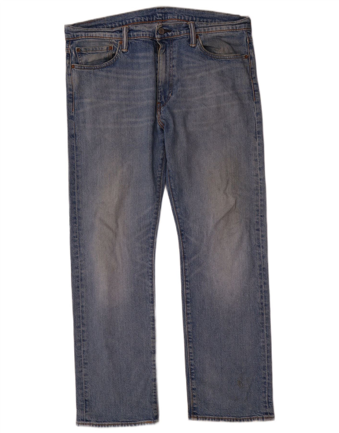 Levi's muške 504 ravne traperice W36 L30 plavi pamuk