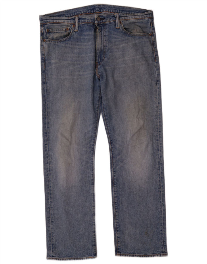 Levi's muške 504 ravne traperice W36 L30 plavi pamuk