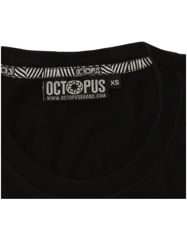 Octopus muška majica kratkih rukava XS s crnim geometrijskim motivom