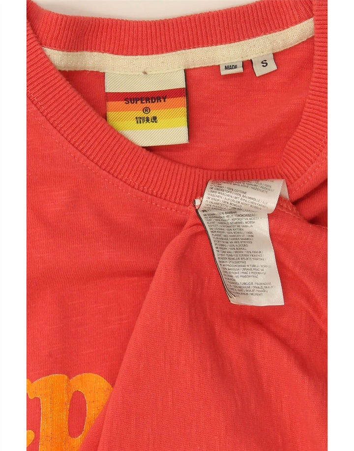 Superdry muška majica kratkih rukava s grafičkim motivima, mali crveni pamuk