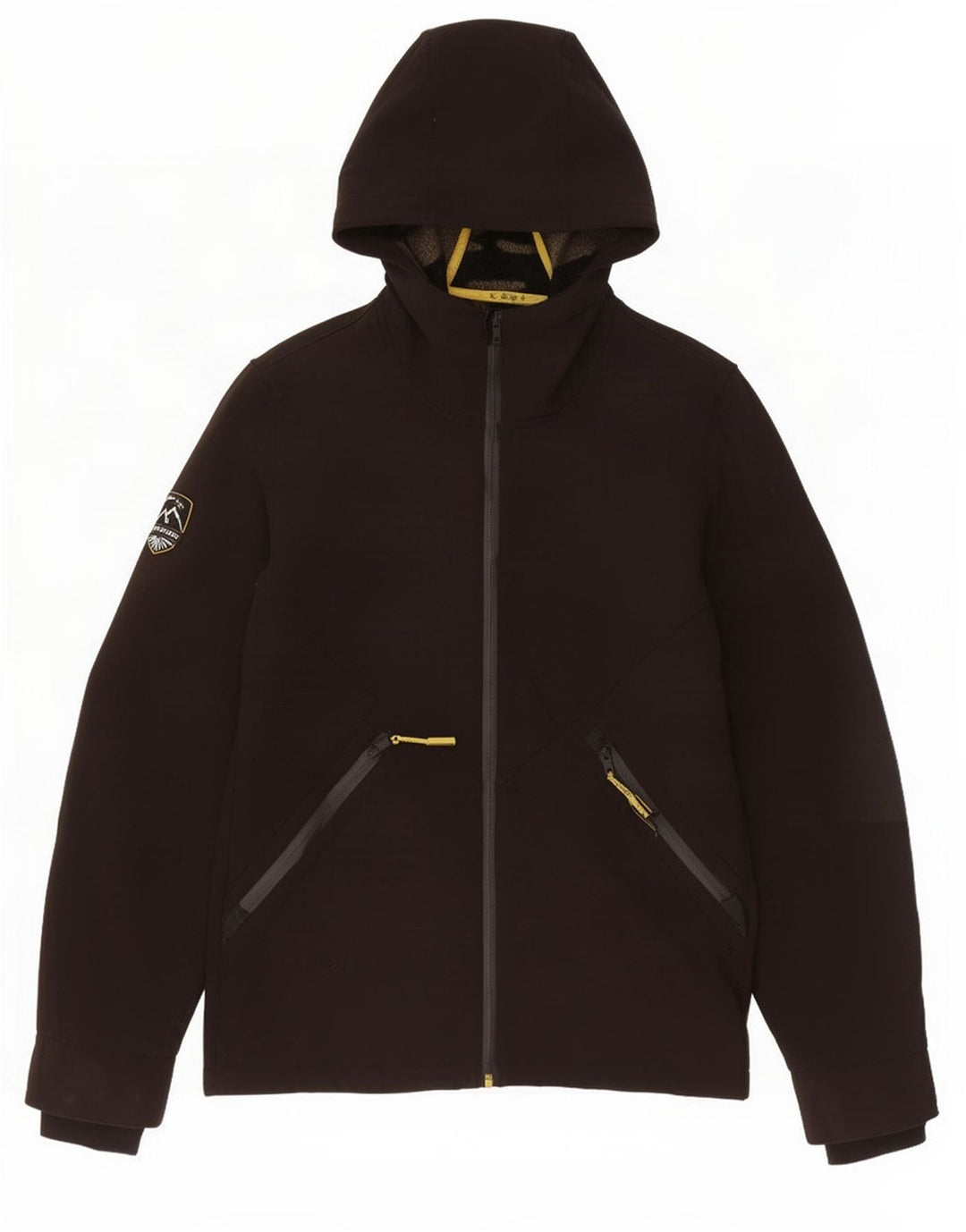 Superdry muška vjetrovka s kapuljačom UK 36 mala crna poliesterska