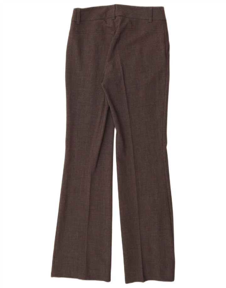 Ženske hlače Stefanel Bootcut odijelo EU 34 XS W28 L32 smeđi poliester