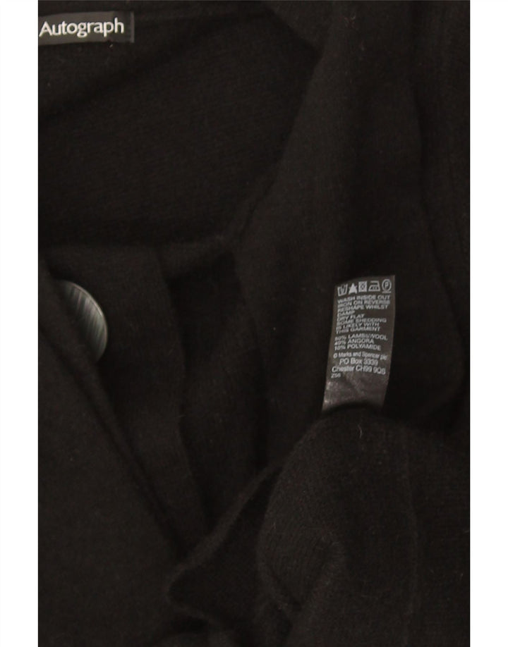 Marks & Spencer ženski džemper s autogramom UK 10 mali crni