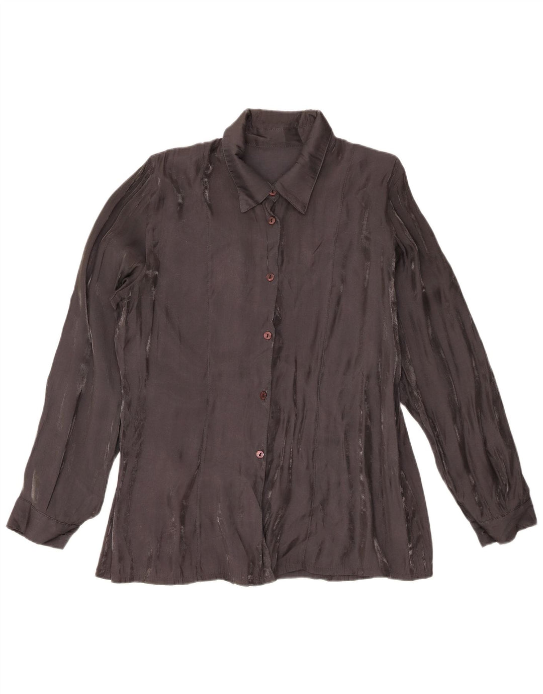 Vintage ženska košulja bluza UK 18 XL crna viskoza