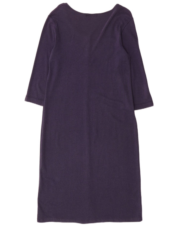 Ralph Lauren ženska mala maksi haljina 3/4 rukava UK 10 mala tamnoplava