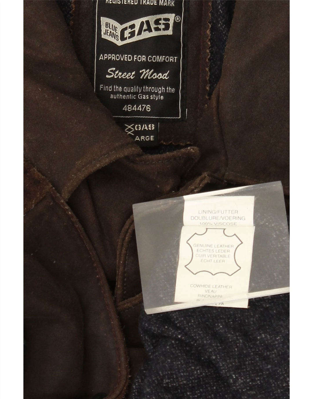 GAS Muški kožni kaput UK 44 2XL Smeđa koža