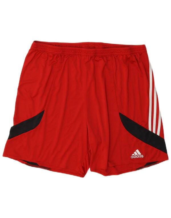 Adidas muške sportske kratke hlače Climalite 2XL poliester crvene boje