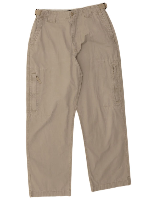 Marks & Spencer Mens Blue Harbour Tapered Cargo Trousers W34 L31 Grey