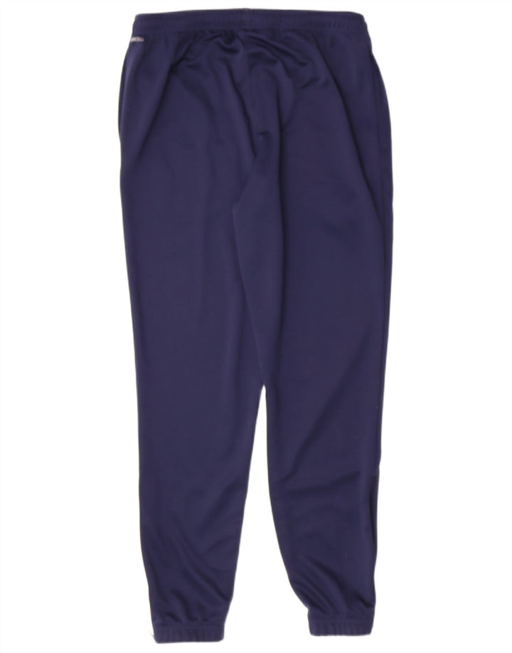 PUMA Mens Tracksuit Trousers Joggers Large  Navy Blue Polyester