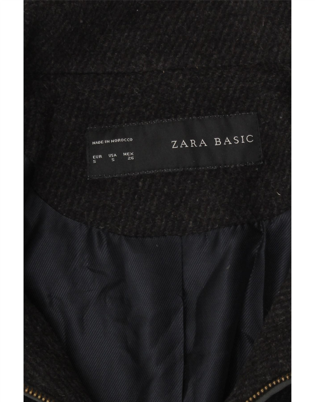 Zara ženski kaput UK 10 Small Gray