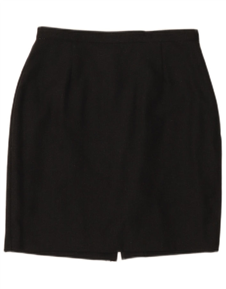 Sisley ženska mini pencil suknja W30 srednje siva vuna