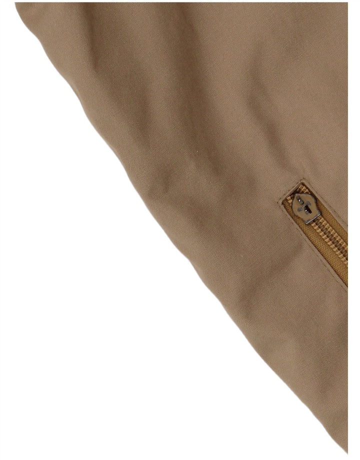 VINTAGE ženska bomber jakna UK 14 velika bež