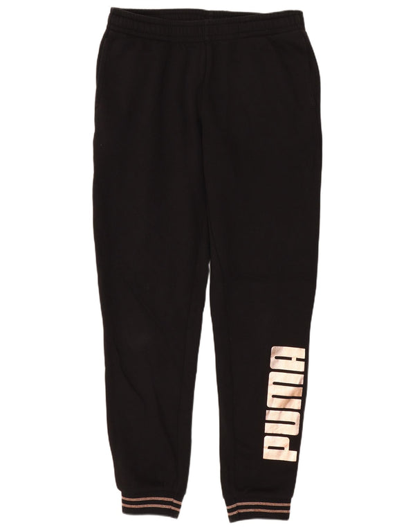 Puma ženske hlače za trenirku s grafičkim motivima Joggers UK 10 Small Black Cotton