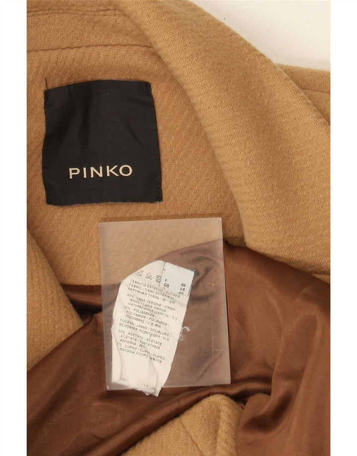 Pinko ženski kaput UK 14 Large Beige Wool