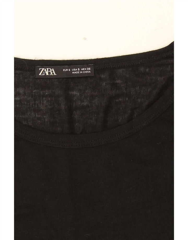 Zara ženska majica dugih rukava UK 10 mala crna