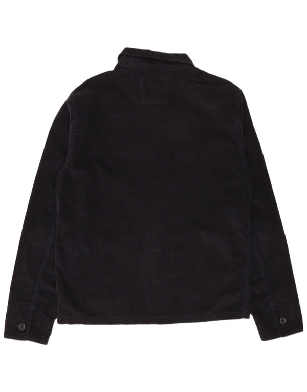 JACK & JONES Muška jakna od samta UK 40 Veliki tamnoplavi pamuk