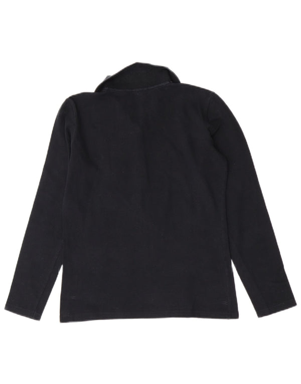 Fred Perry ženska polo majica dugih rukava UK 12 srednje tamnoplavi pamuk
