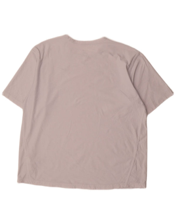 Nike Dri Fit majica kratkih rukava UK 42/44 veliki bijeli poliester