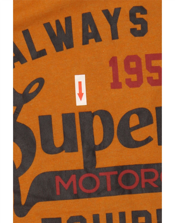 Superdry muška majica kratkih rukava srednje veličine, narančasta, pamuk