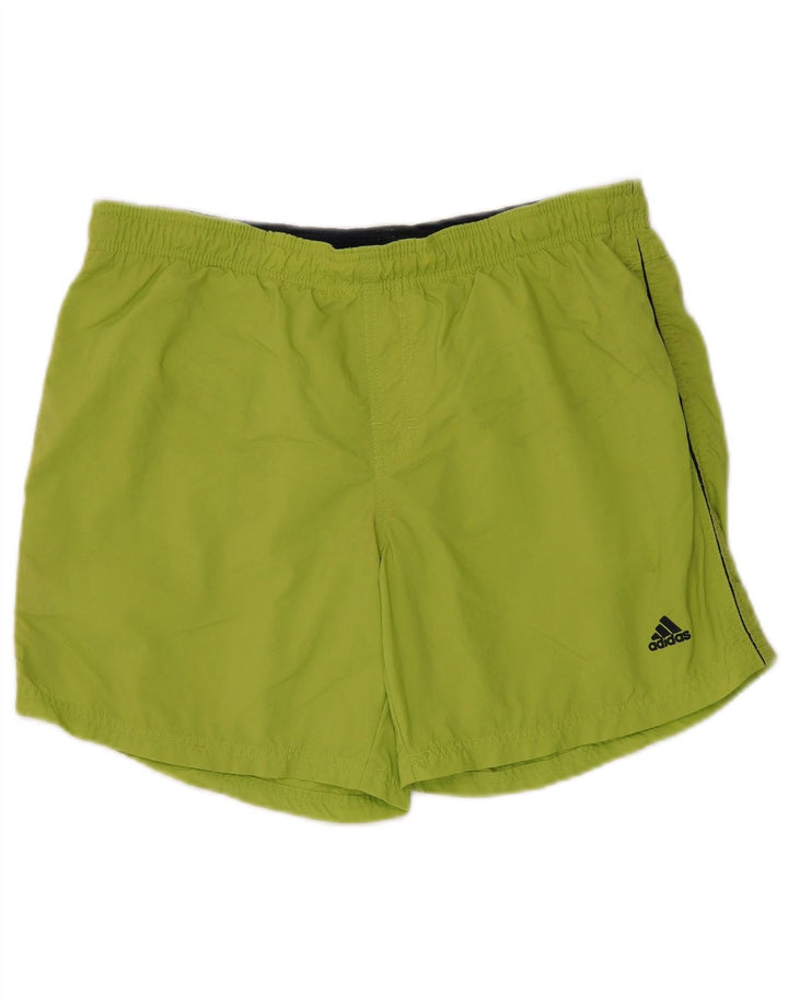 Adidas muške sportske kratke hlače srednje zelene boje od poliamida