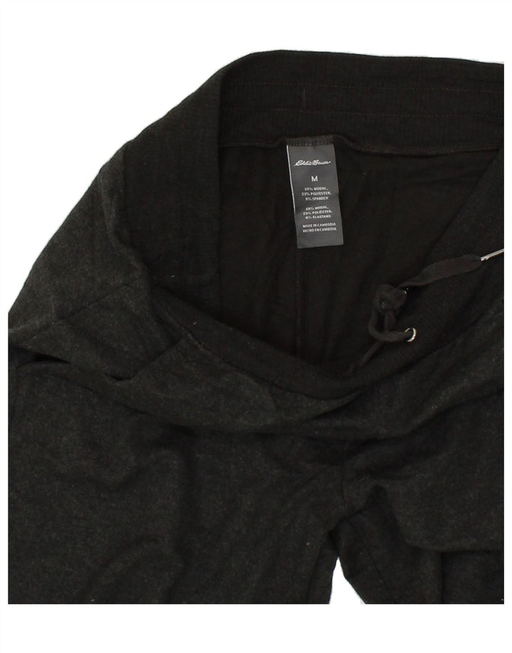 EDDIE BAUER Womens Tracksuit Trousers UK 14 Medium  Grey Modal Vintage Eddie Bauer and Second-Hand Eddie Bauer from Messina Hembry 