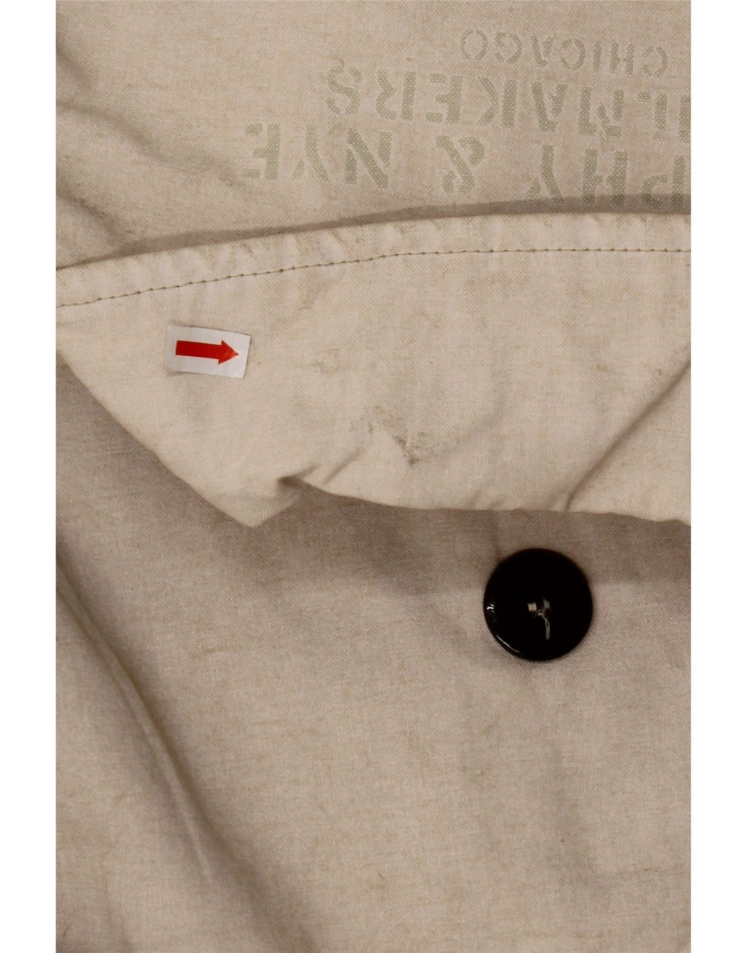 MURPHY & NYE ženski kaput s dvorednim kopčanjem UK 14 srednje bež pamuk