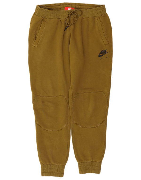 Nike Mens Graphic Tracksuit Trousers Joggers XL  Khaki Cotton