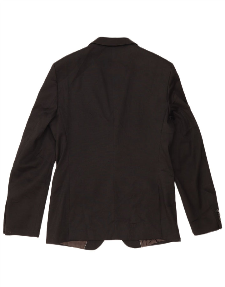 ZARA muška jakna sa 2 gumba EU 48 srednji crni poliester