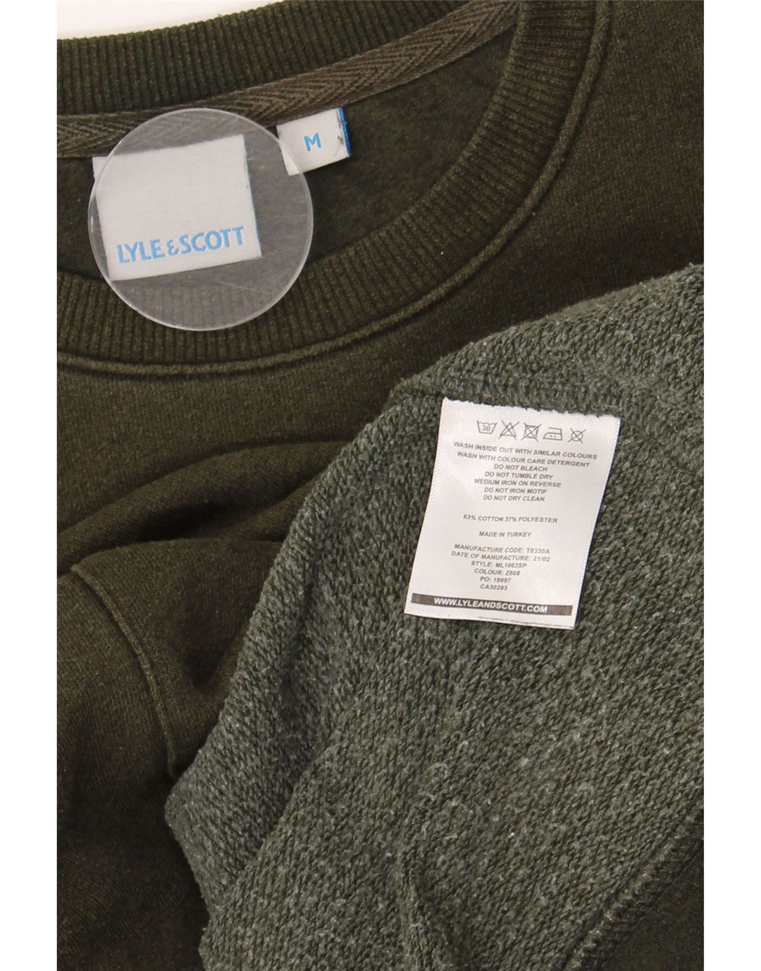 Lyle & Scott muška majica s grafičkim motivima, srednji kaki pamuk