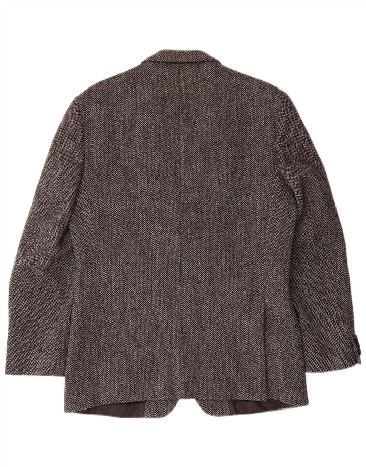 ST MICHAEL Muška jakna jakna UK 40 Large Grey Herringbone Classic