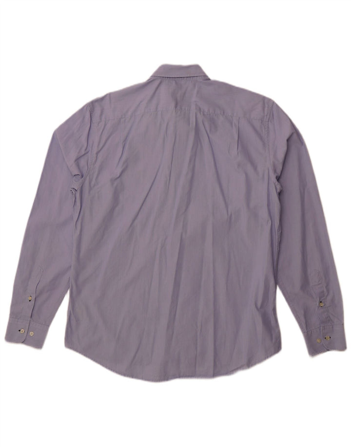 Lacoste muška uska košulja veličine 42, pamuk s velikim plavim prugama