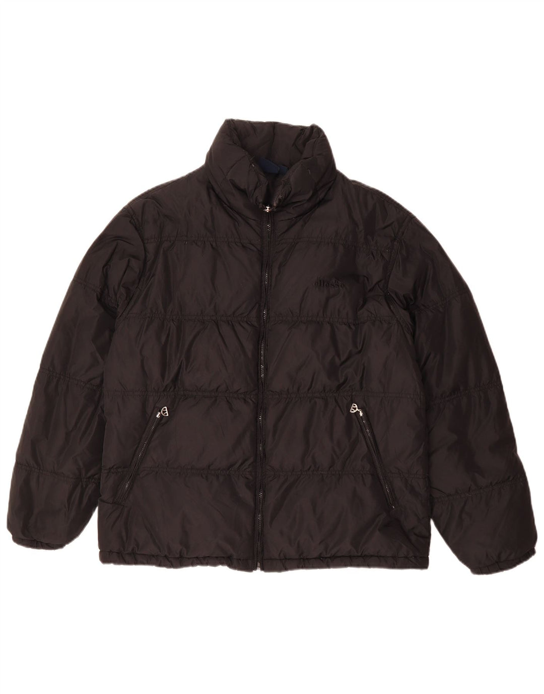 Muška podstavljena jakna Ellesse UK 38 Srednje crni poliamid