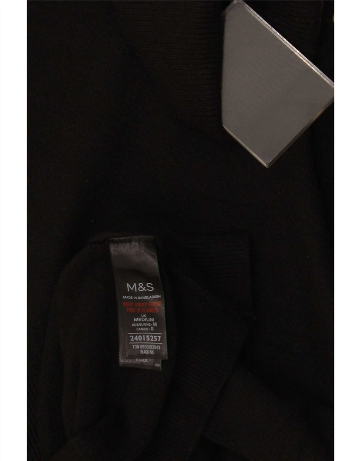 Marks & Spencer ženski pulover s rol izrezom UK 14 srednje crna