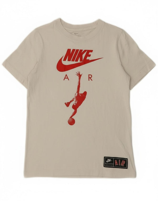 Nike Boys Graphic T-Shirt Top 10-11 Years Srednje bijeli pamuk