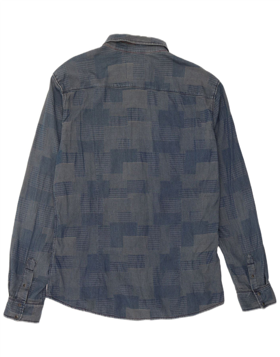 Gaudi muška košulja 2XL plavi patchwork pamuk