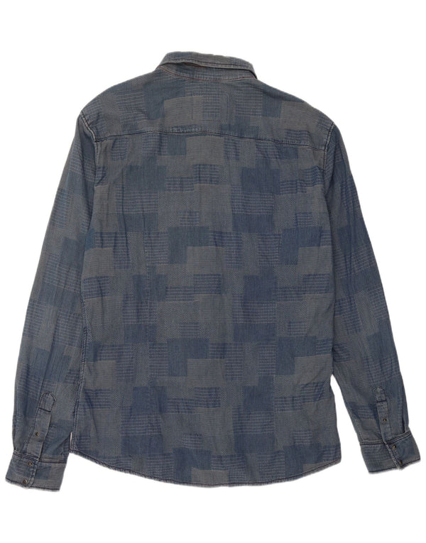Gaudi muška košulja 2XL plavi patchwork pamuk