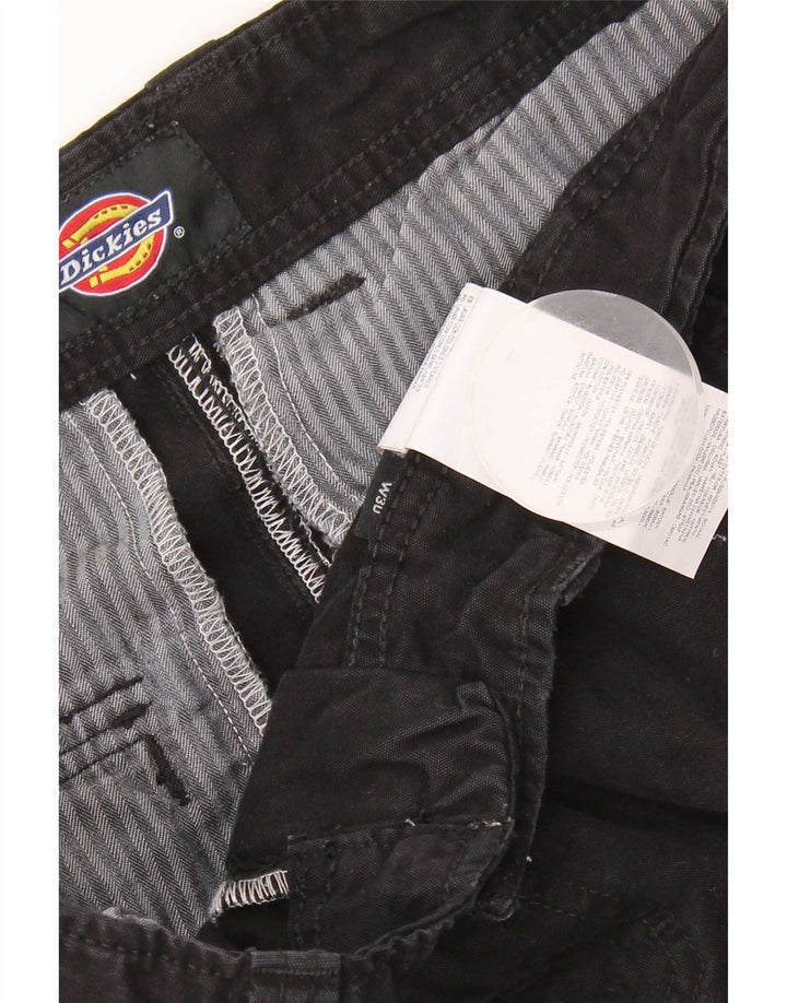Dickies muške ravne kargo hlače W30 L30 crni pamuk