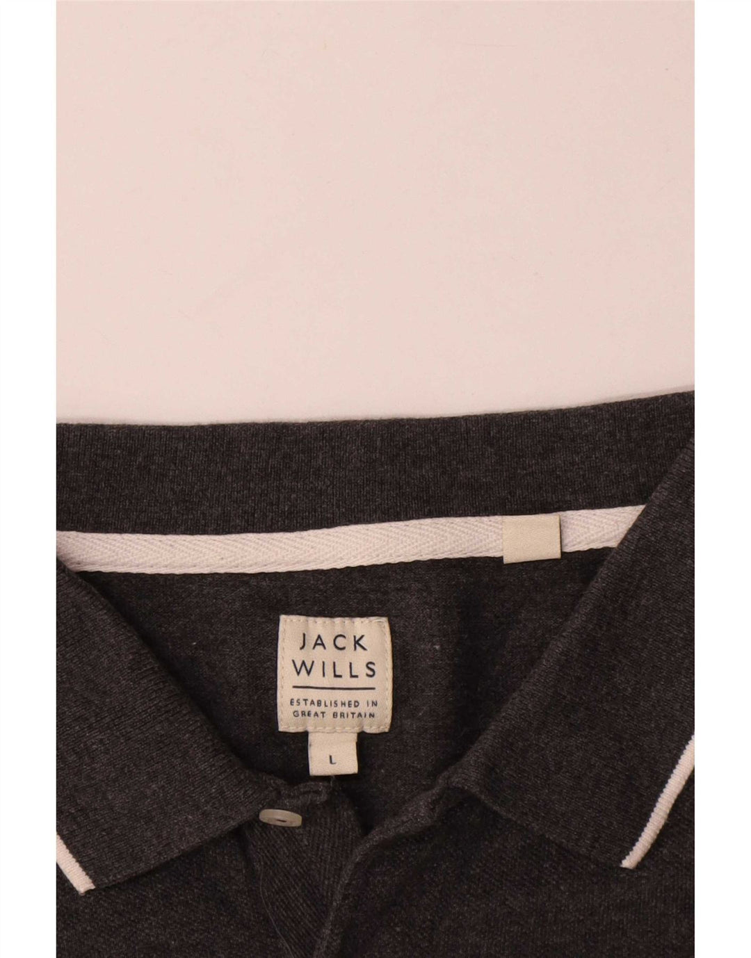 Jack Wills muška polo majica veliki sivi pamuk