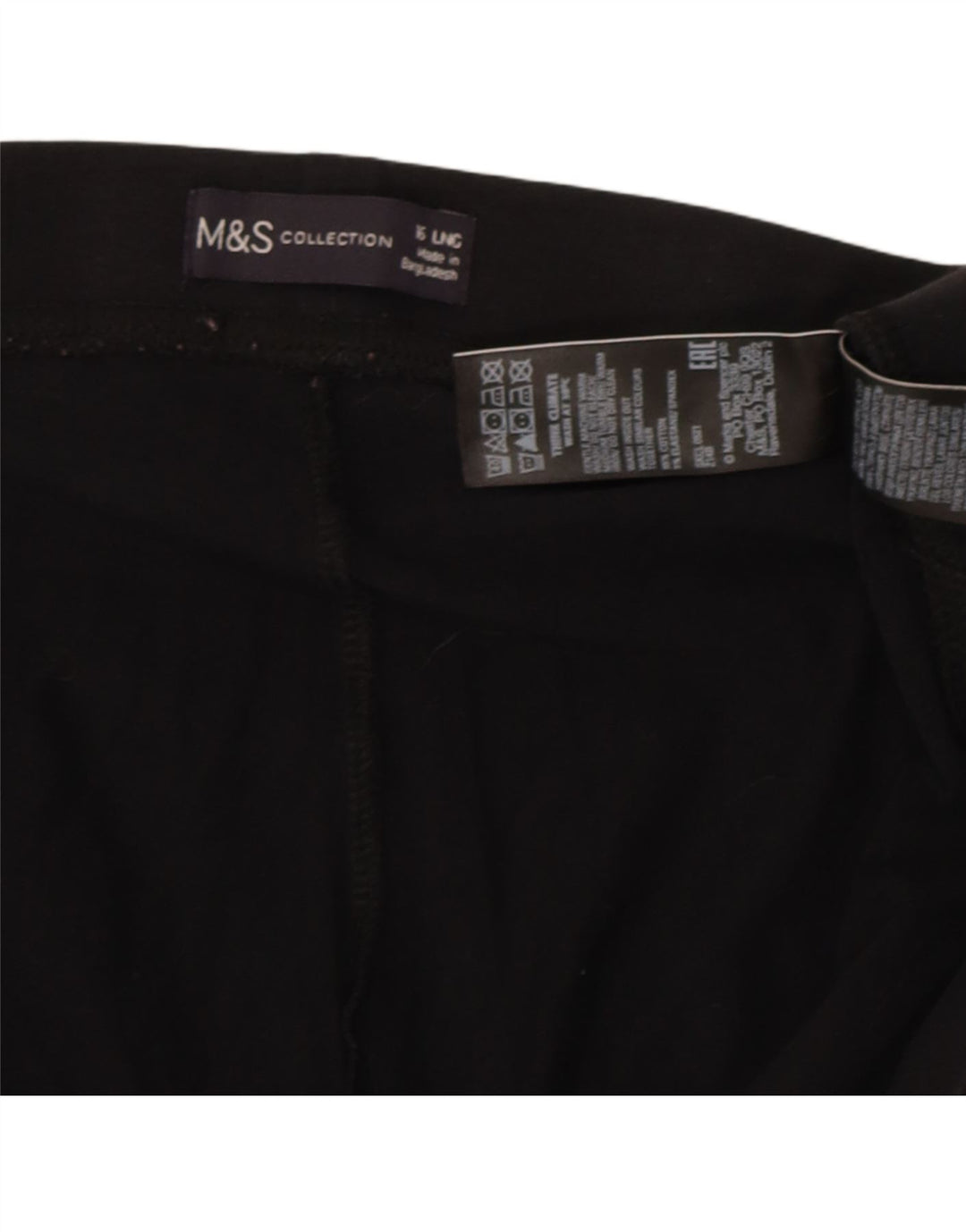 Marks & Spencer ženske tajice UK 16 velike crne pamučne