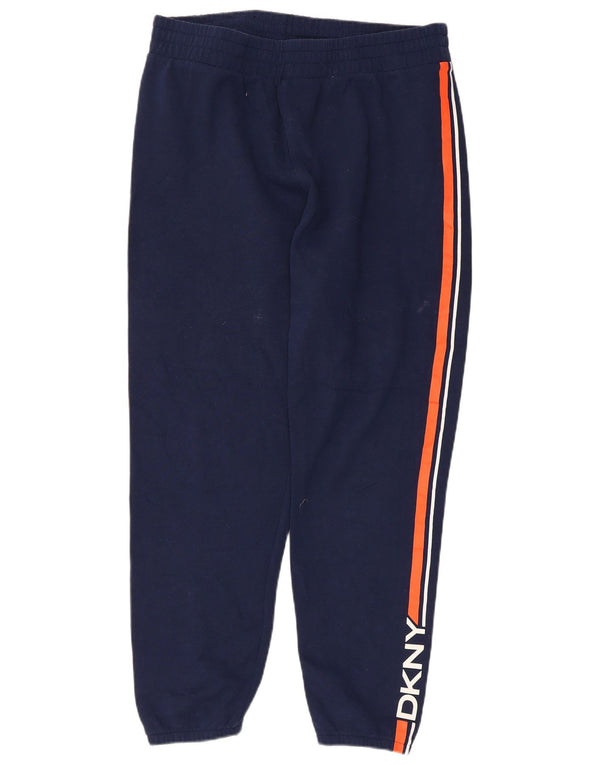 Dkny muške grafičke trenirke Hlače Joggers Large tamnoplave boje