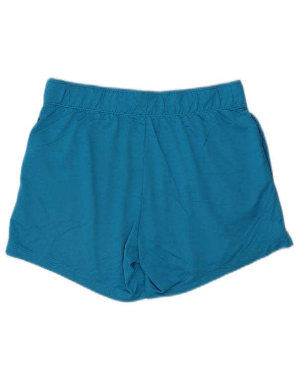 NIKE Ženske Dri Fit Sportske kratke hlače UK 10 Mali plavi poliester