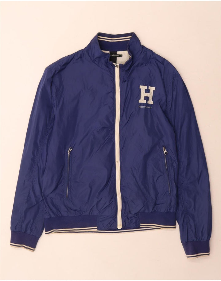 Henry Cottons muška bomber jakna IT 52 XL od plavog poliamida