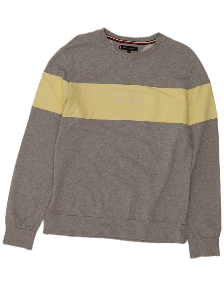 Tommy Hilfiger muška majica s kratkim rukavima Veliki sivi pamuk u boji